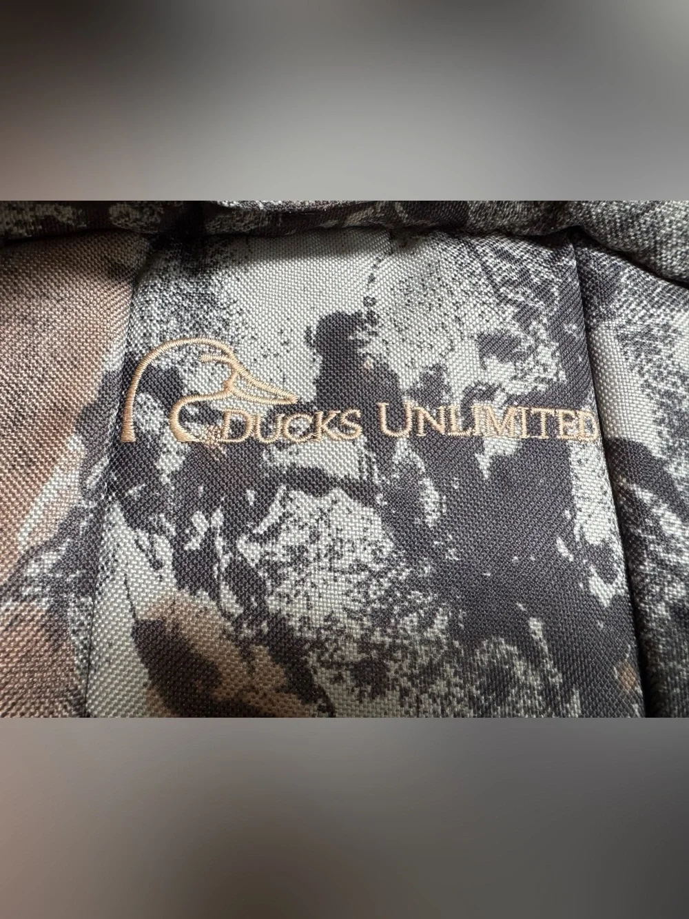 Ducks Unlimited Camo Backpack with Black Base